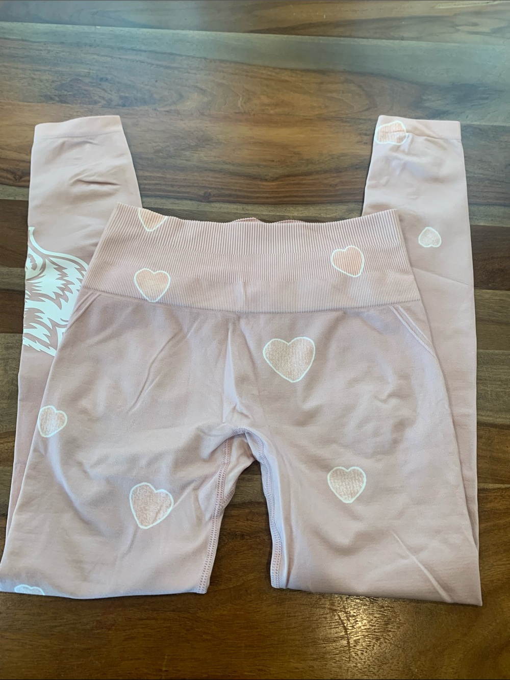 Darc Sport Pink Heart Seamless Leggings
